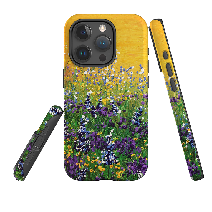 iPhone Tough Case - Sunshine Meadow By Linda Calvert Jacobson
