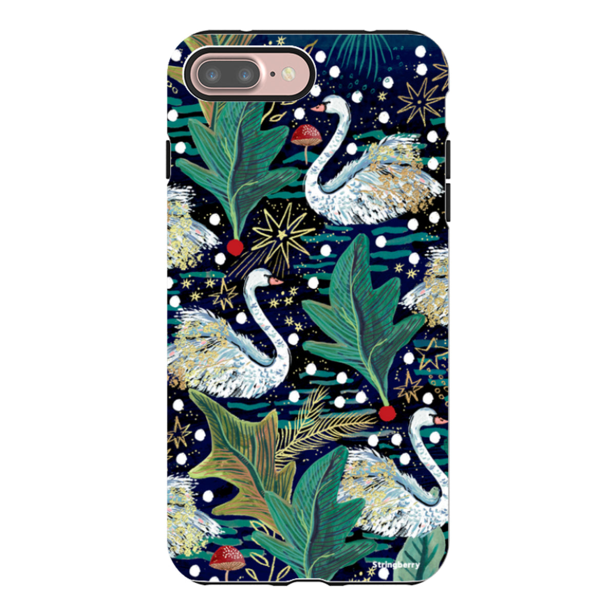 iPhone Tough Case - Swan By Emma Frances Grant