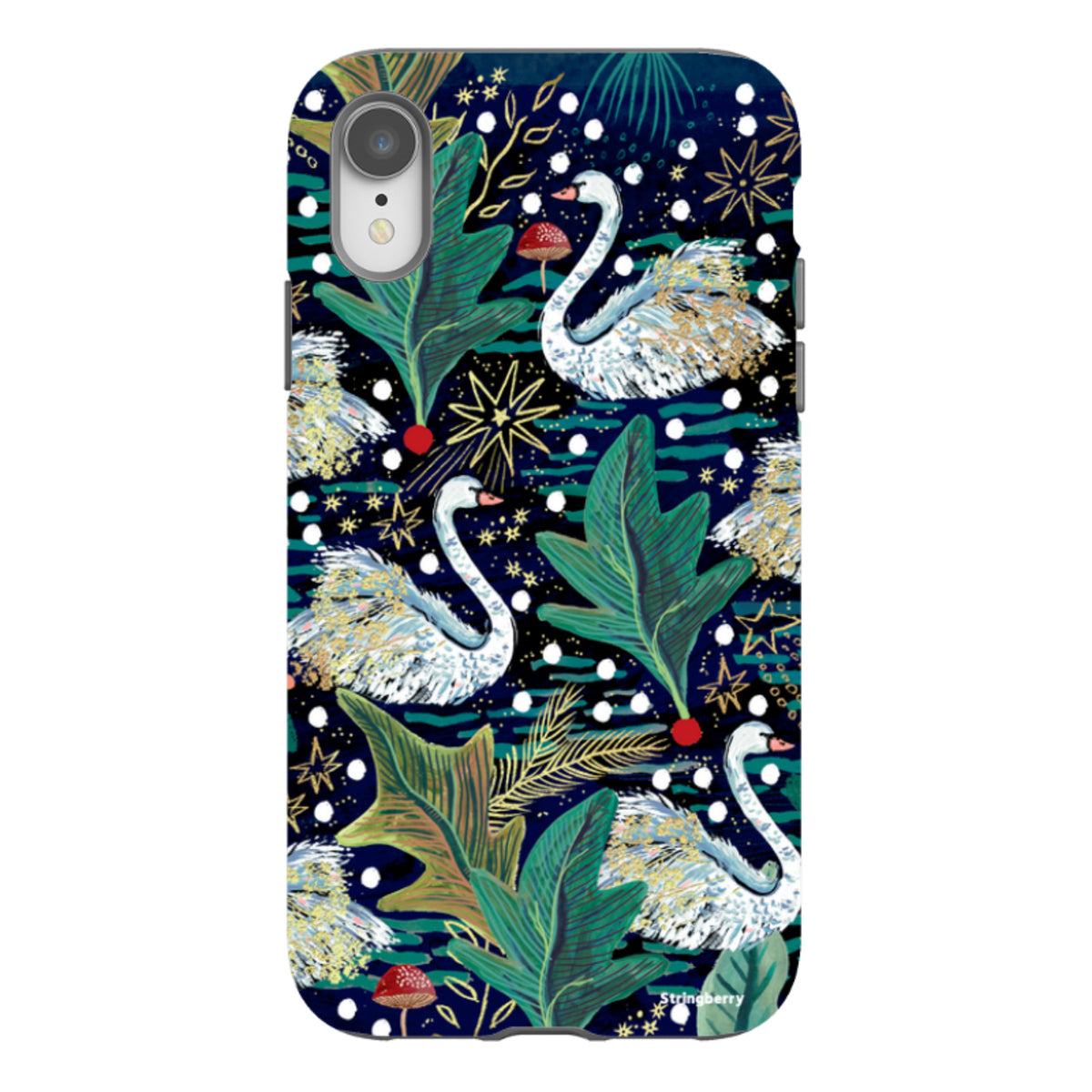 iPhone Tough Case - Swan By Emma Frances Grant