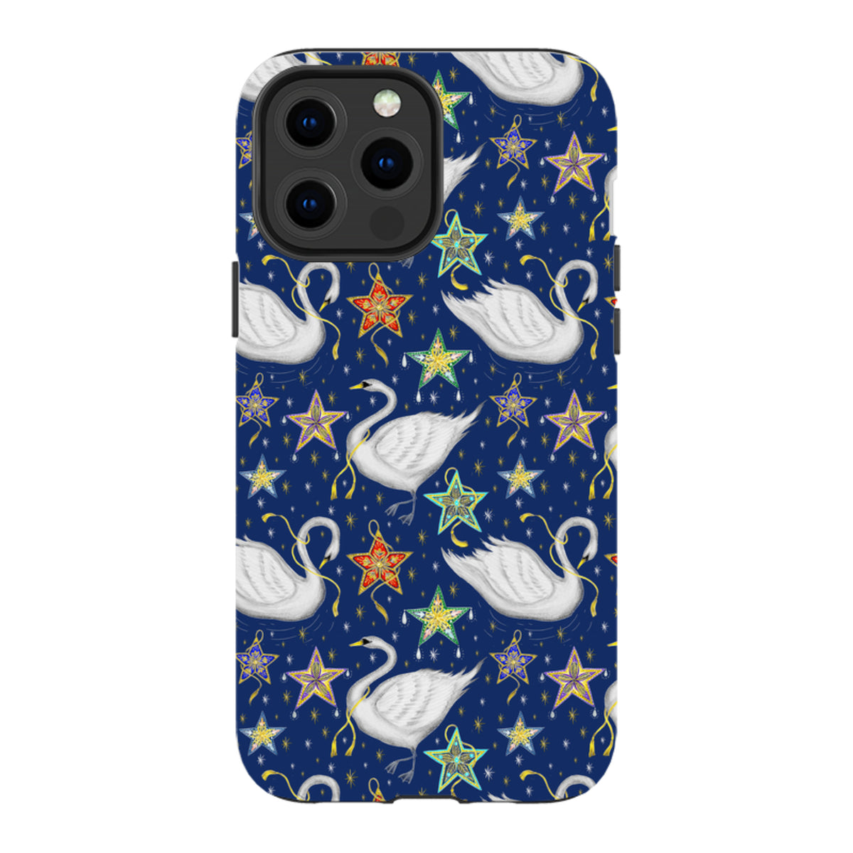 iPhone Tough Case - Swan Pattern By Catherine Rowe