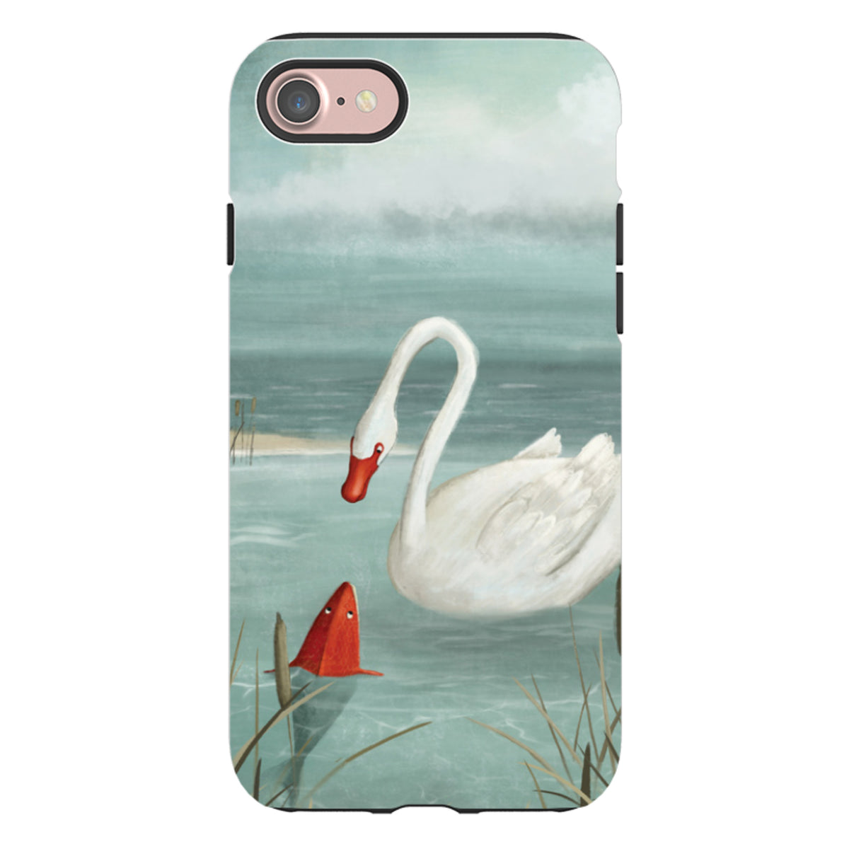 iPhone Tough Case - Swanfish By Maja Lindberg