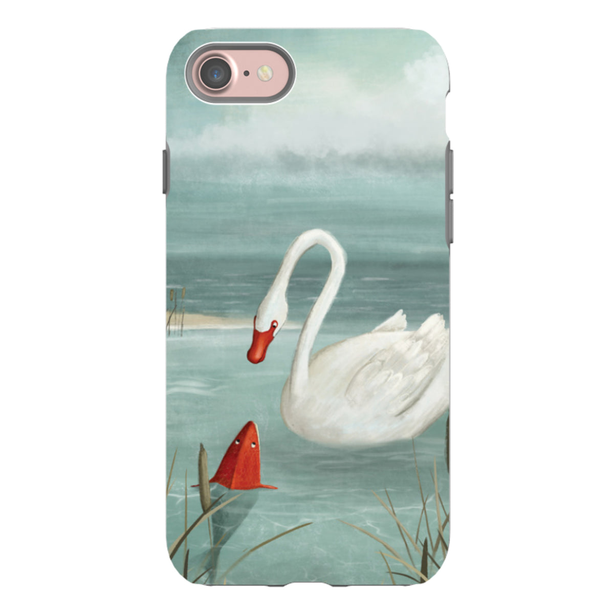 iPhone Tough Case - Swanfish By Maja Lindberg