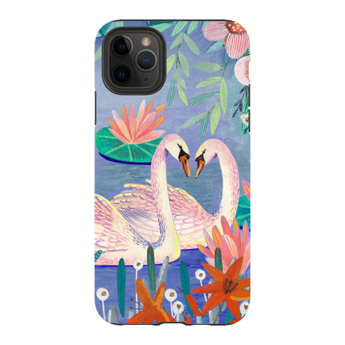 iPhone Tough Case - Swans By Caroline Bonne Muller