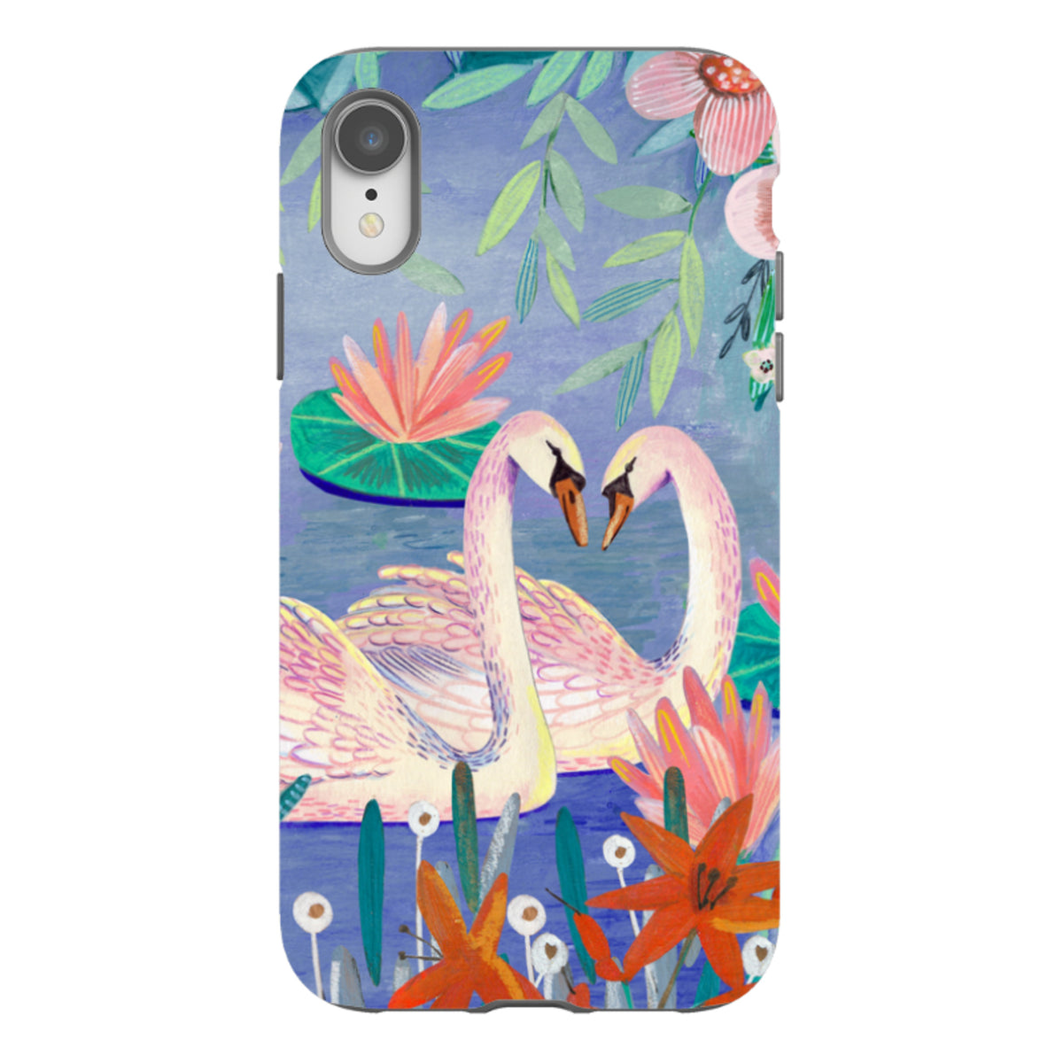 iPhone Tough Case - Swans By Caroline Bonne Muller