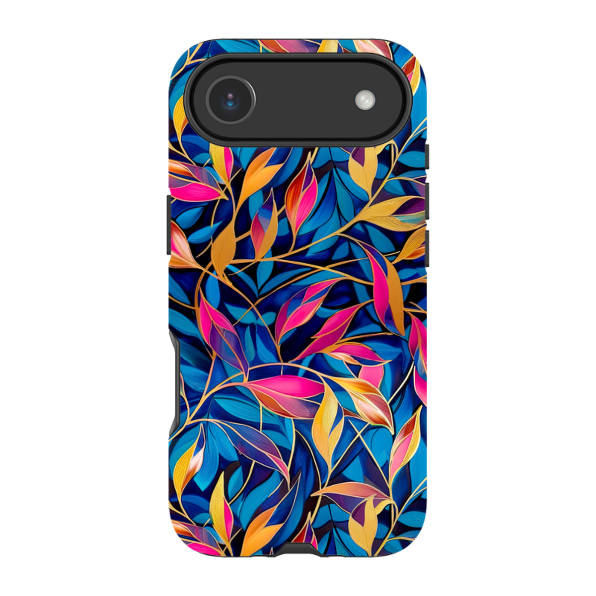 iPhone Tough Case - Tangled Leaves