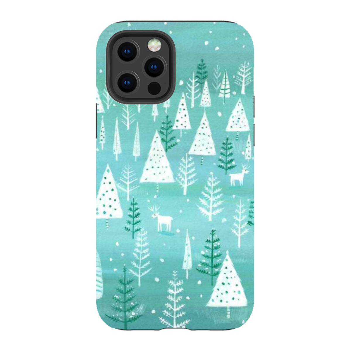 iPhone Tough Case - Teal Tundra By Mary Stubberfield