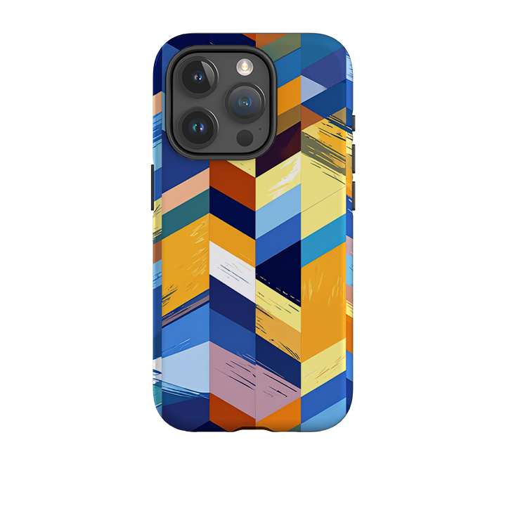 iPhone Tough Case - Technicolor Stripes