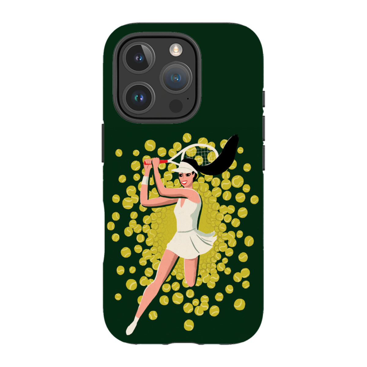 iPhone Tough Case - Tennis Burst
