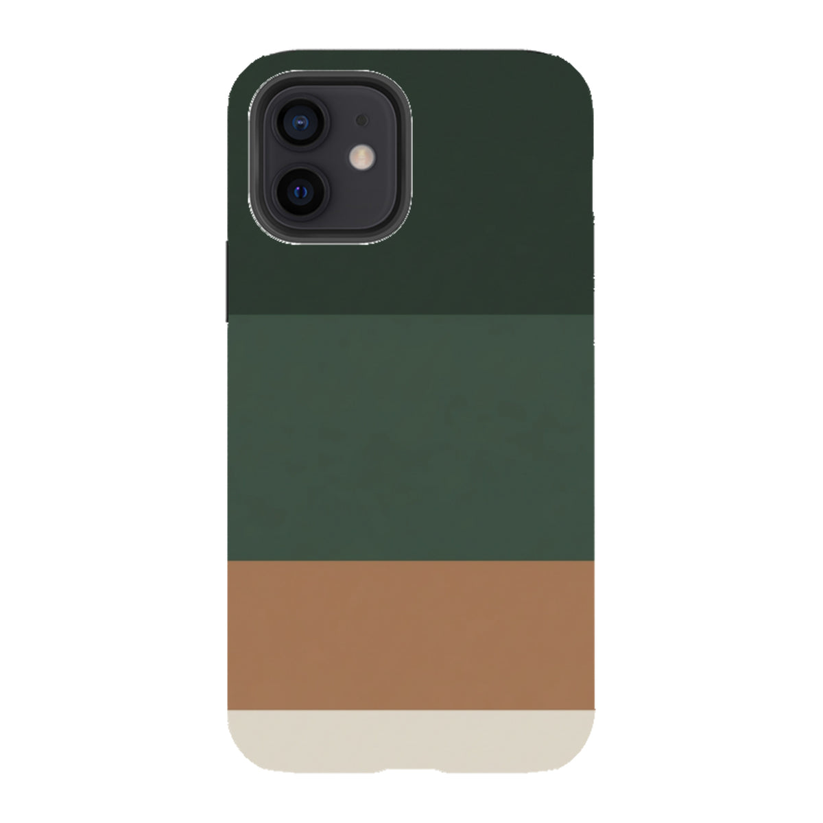iPhone Tough Case - Terracotta and Green Gradient