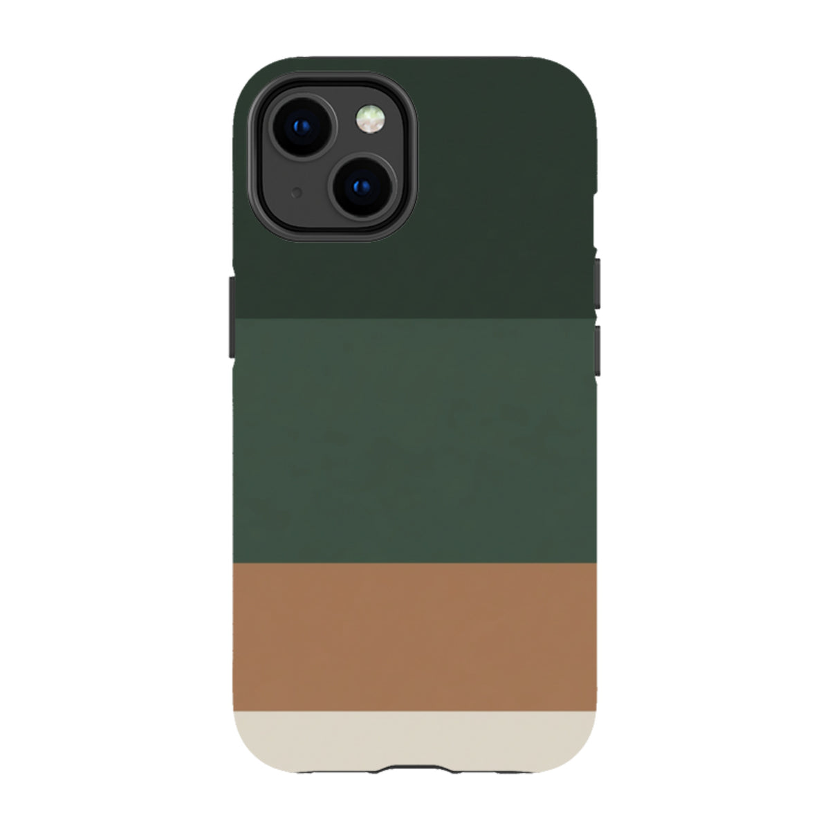 iPhone Tough Case - Terracotta and Green Gradient