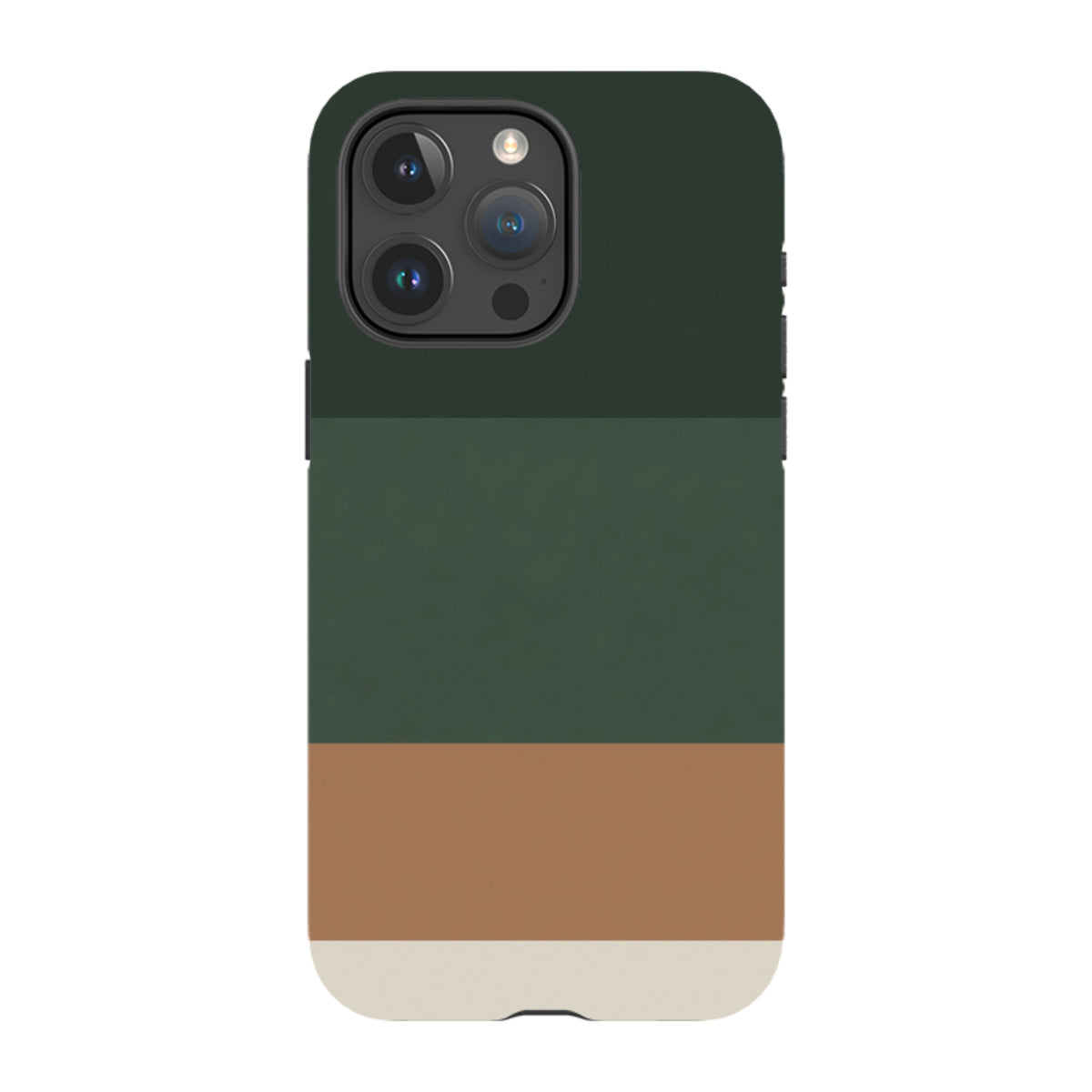 iPhone Tough Case - Terracotta and Green Gradient