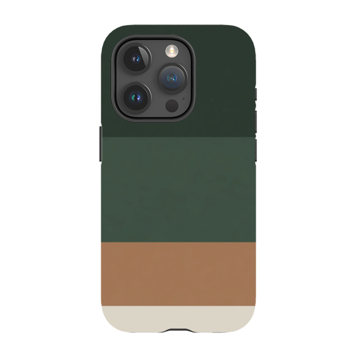iPhone Tough Case - Terracotta and Green Gradient