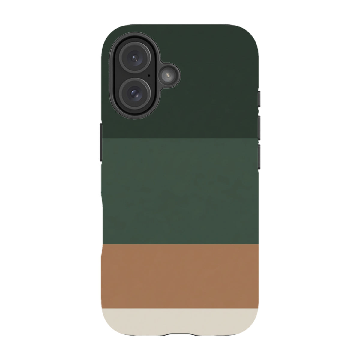 iPhone Tough Case - Terracotta and Green Gradient