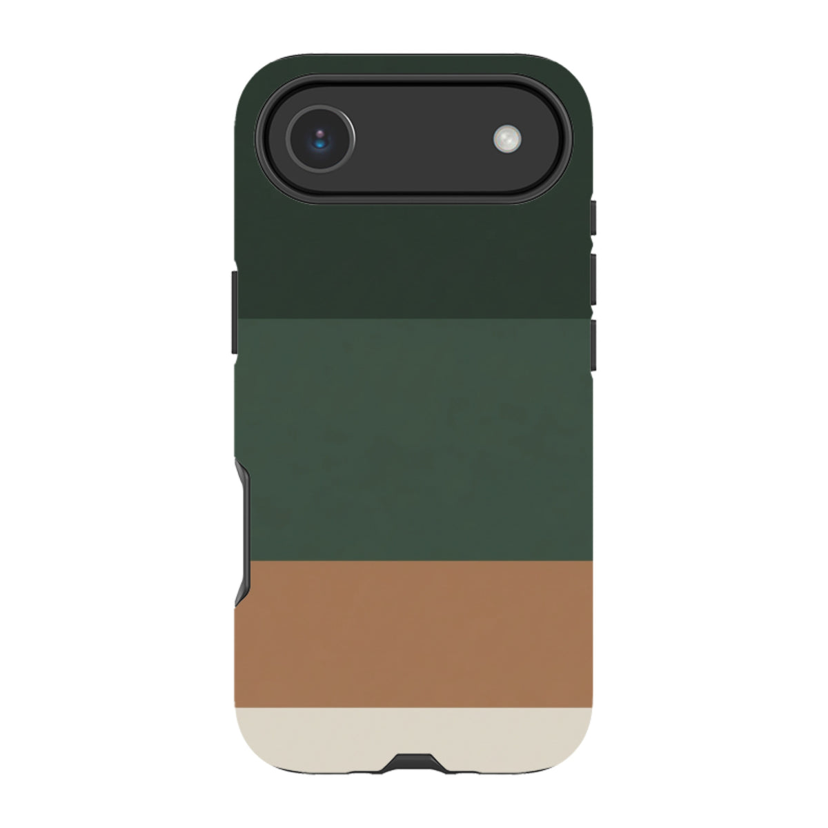iPhone Tough Case - Terracotta and Green Gradient