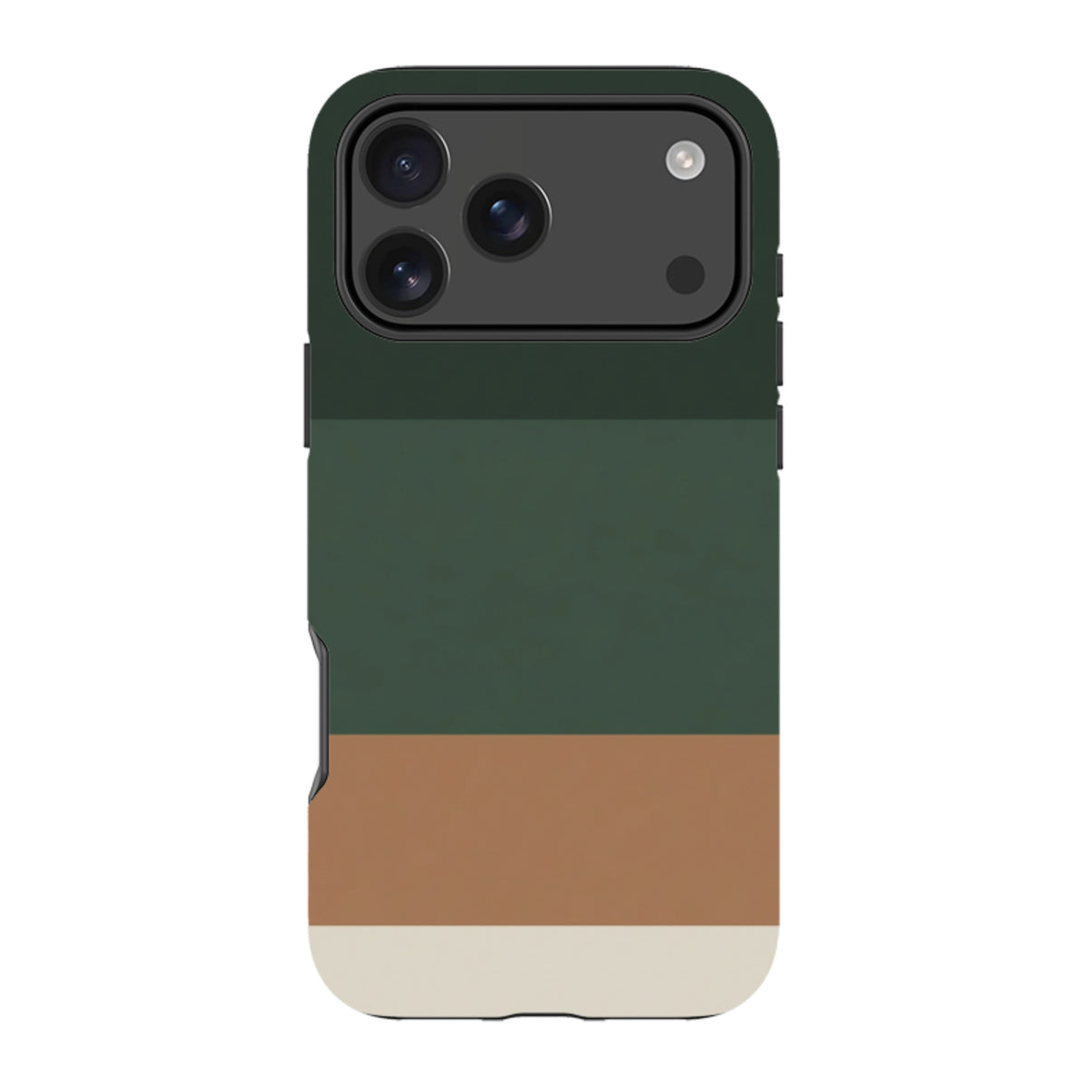 iPhone Tough Case - Terracotta and Green Gradient