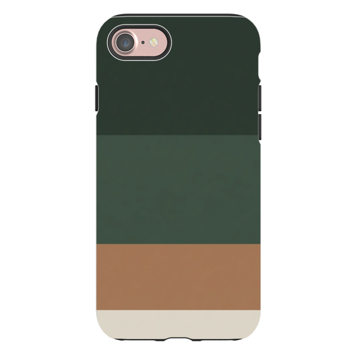iPhone Tough Case - Terracotta and Green Gradient
