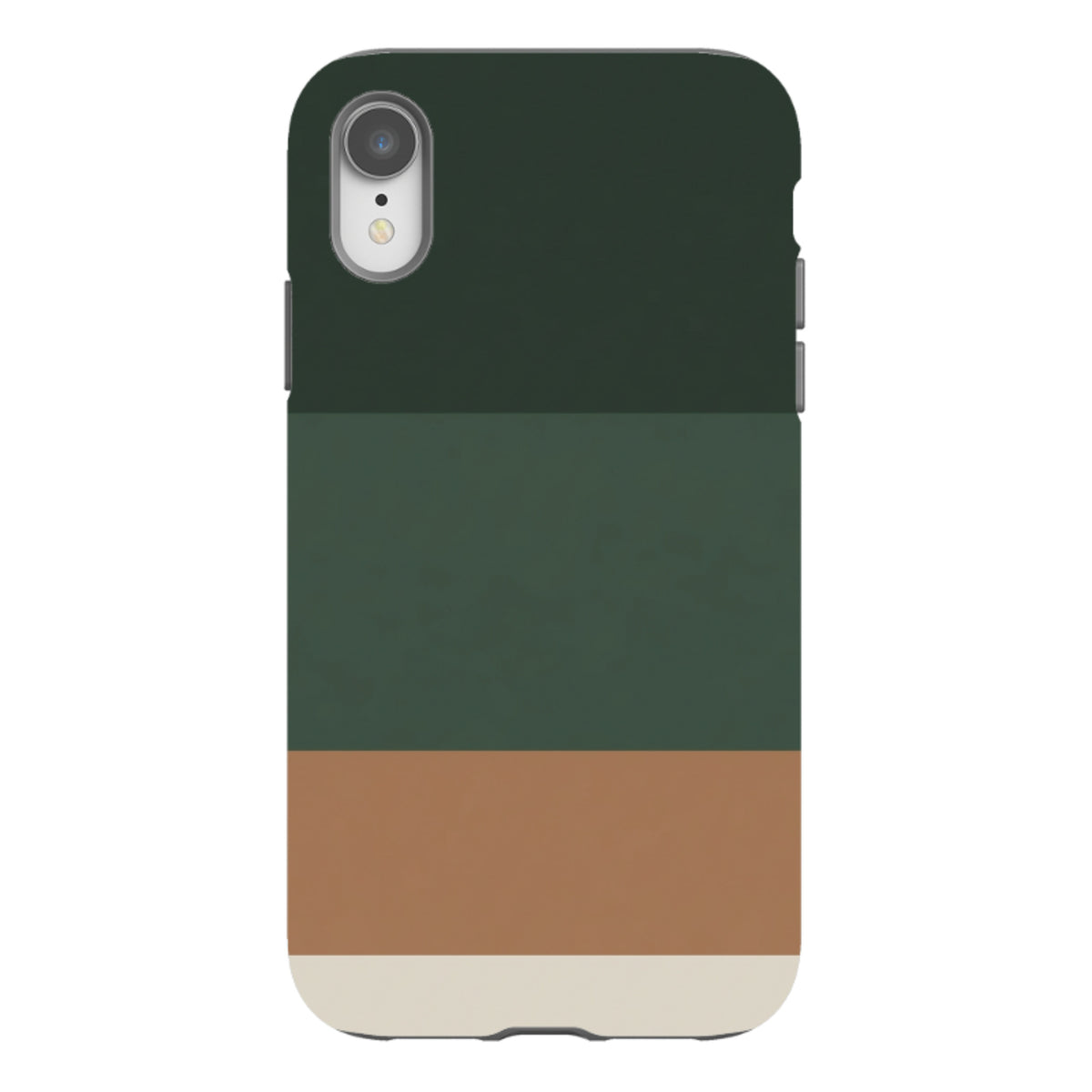 iPhone Tough Case - Terracotta and Green Gradient