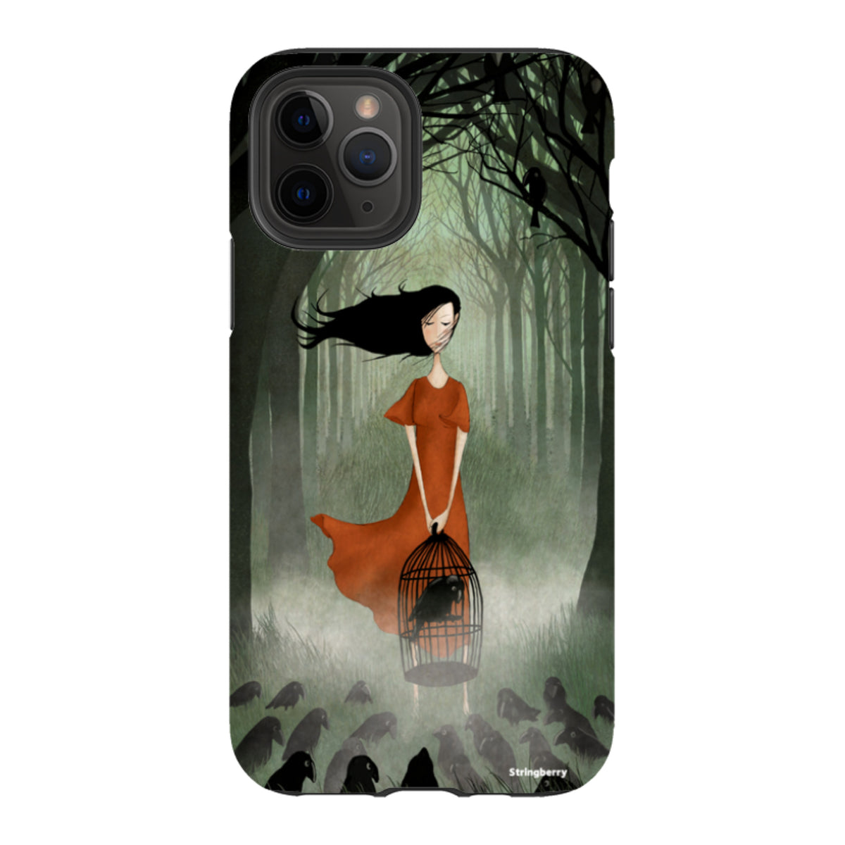 iPhone Tough Case – The Raven Girl von Maja Lindberg