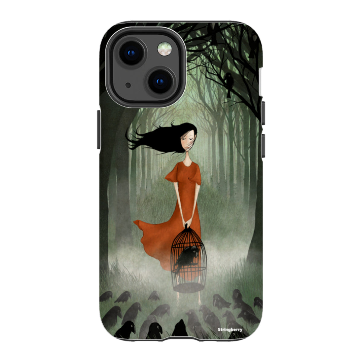 iPhone Tough Case – The Raven Girl von Maja Lindberg