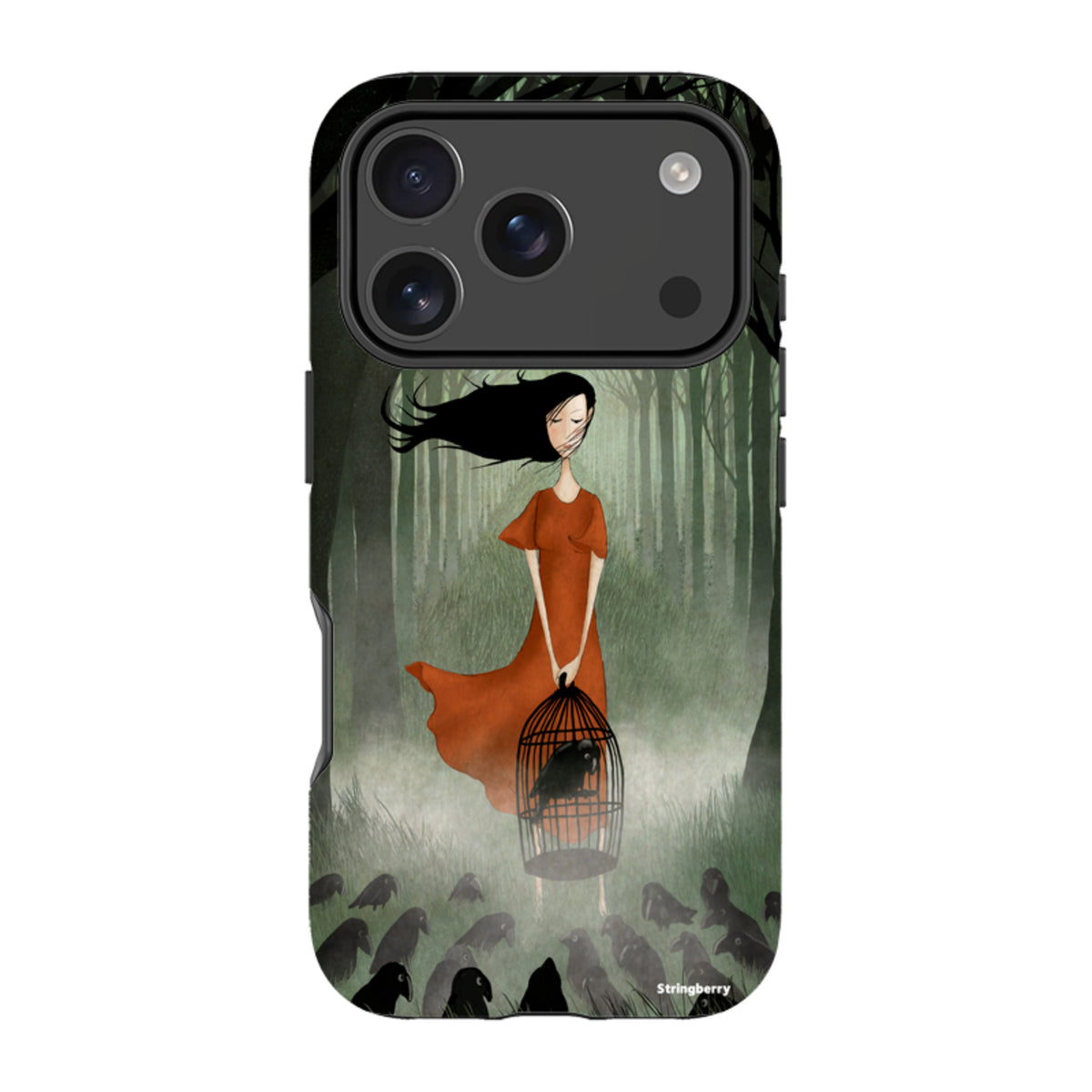 iPhone Tough Case – The Raven Girl von Maja Lindberg