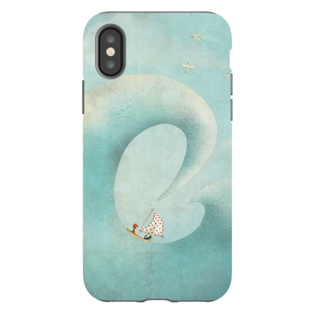 iPhone Tough Case - The Wave By Maja Lindberg