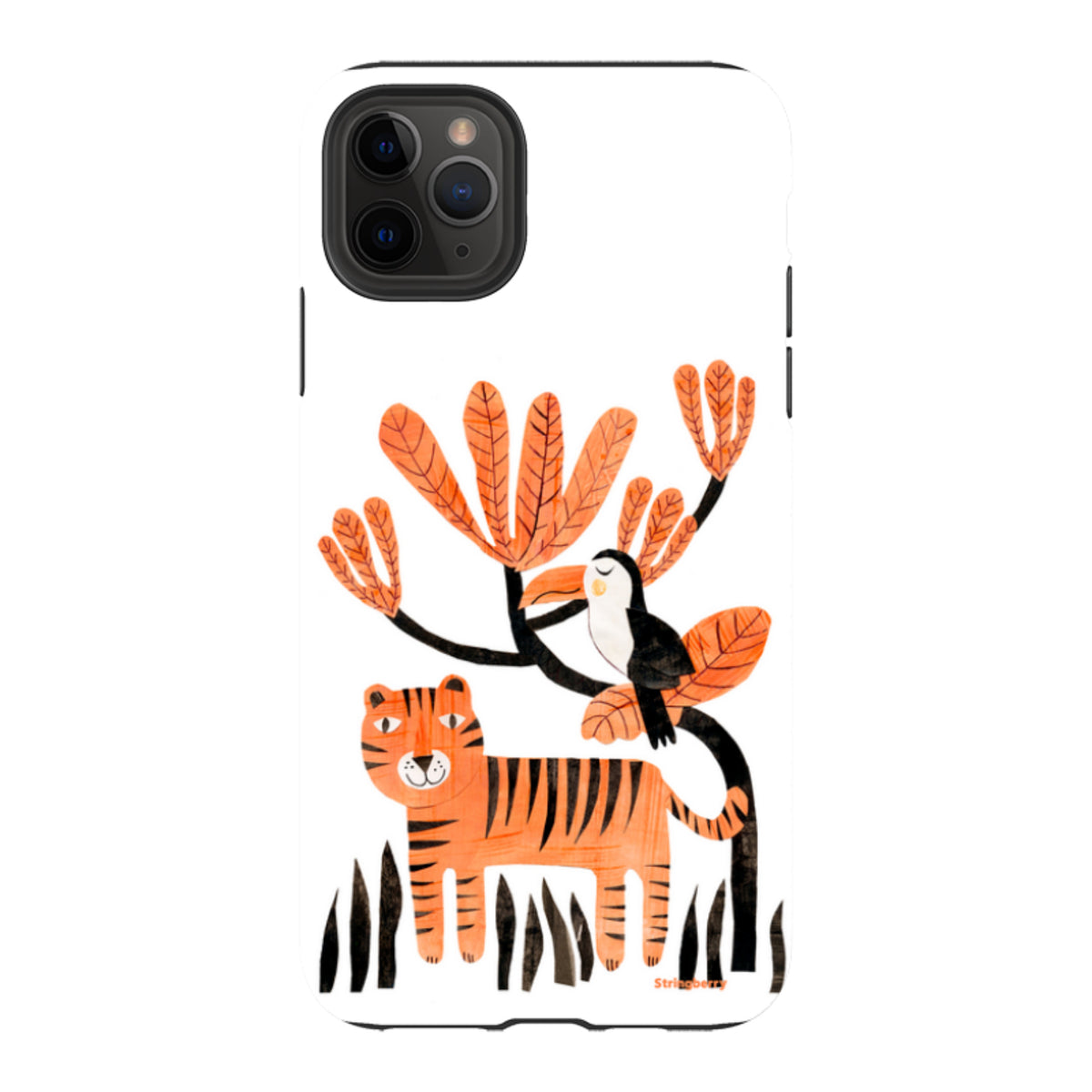 iPhone Tough Case - Tiger And Toucan By Tracey English