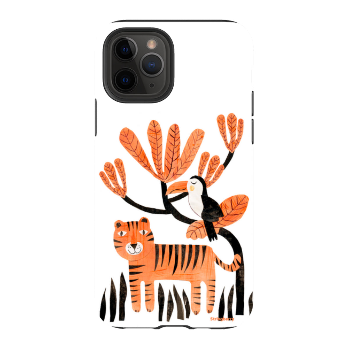 iPhone Tough Case - Tiger And Toucan By Tracey English