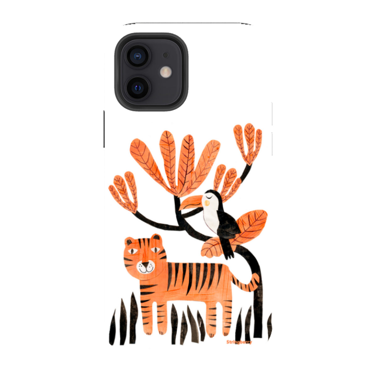 iPhone Tough Case - Tiger And Toucan By Tracey English