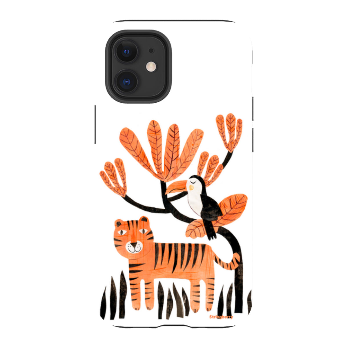 iPhone Tough Case - Tiger And Toucan By Tracey English