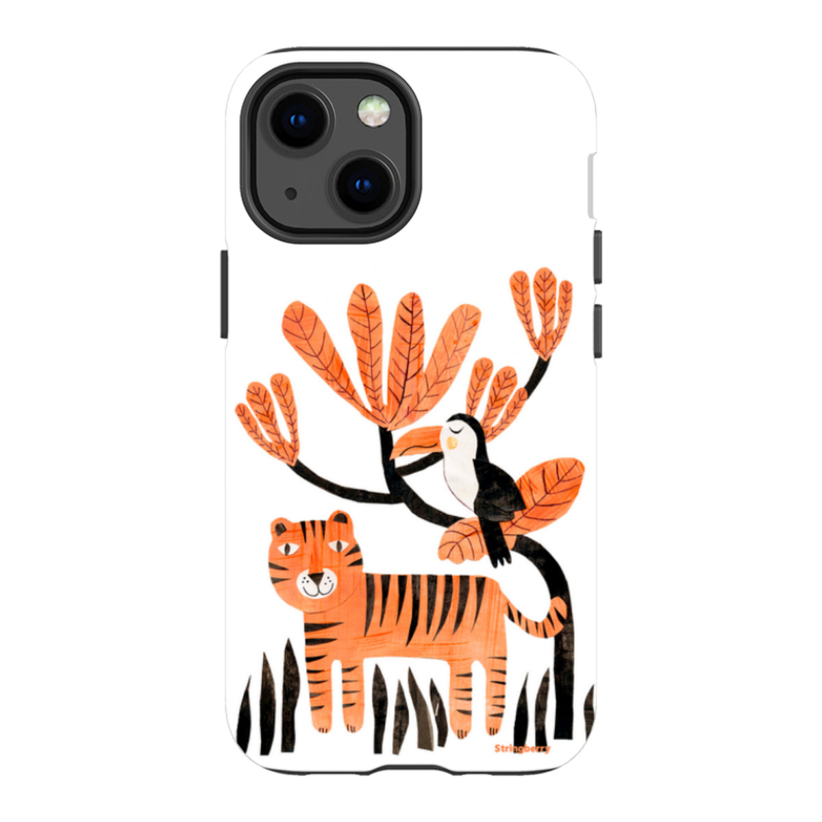 iPhone Tough Case - Tiger And Toucan By Tracey English