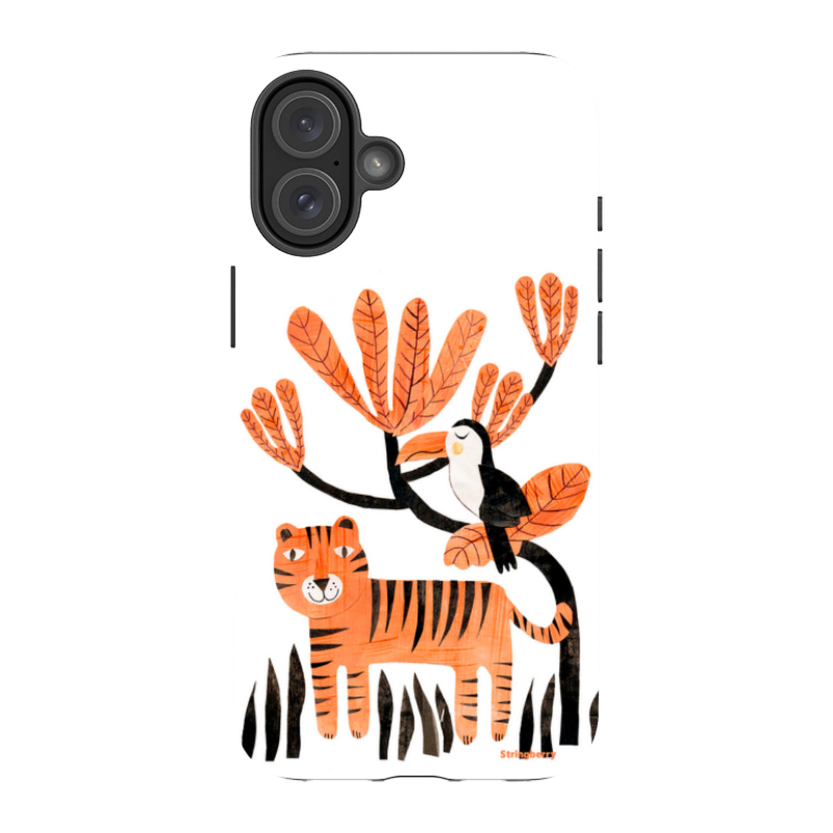 iPhone Tough Case - Tiger And Toucan By Tracey English