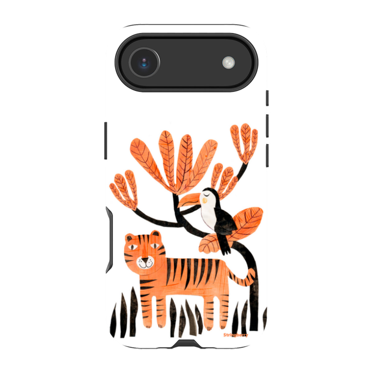 iPhone Tough Case - Tiger And Toucan By Tracey English