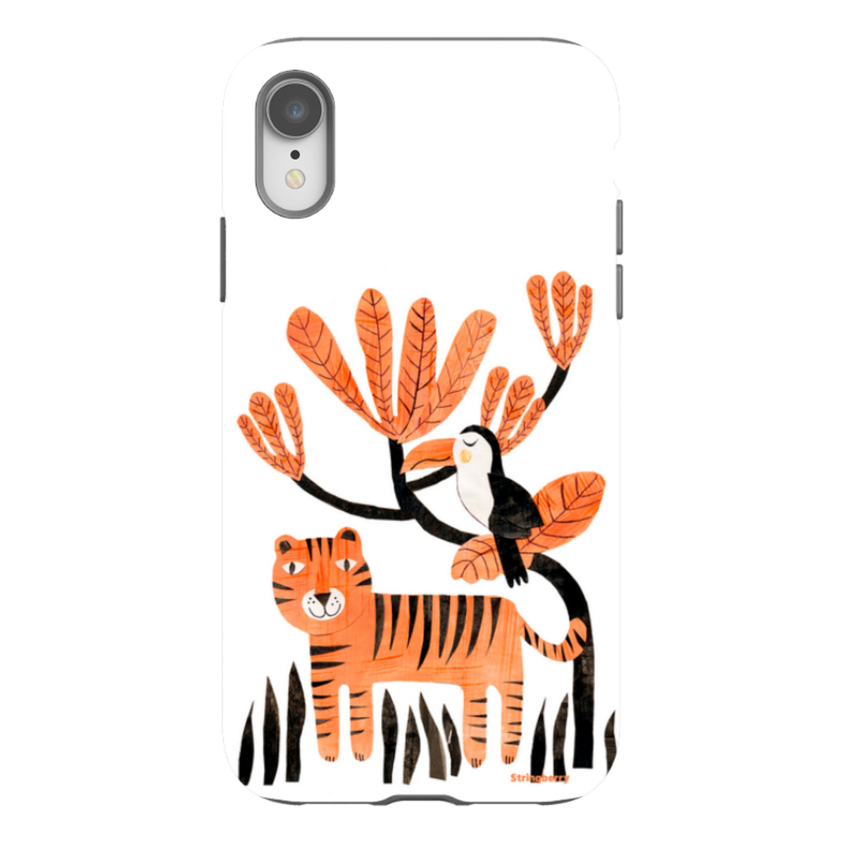 iPhone Tough Case - Tiger And Toucan By Tracey English