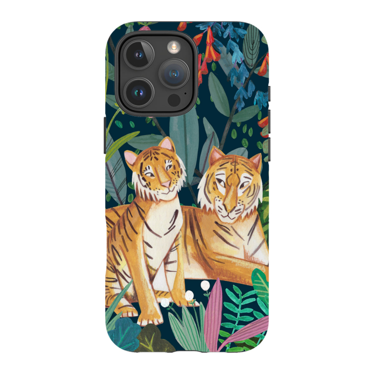 iPhone Tough Case - Tiger By Caroline Bonne Muller