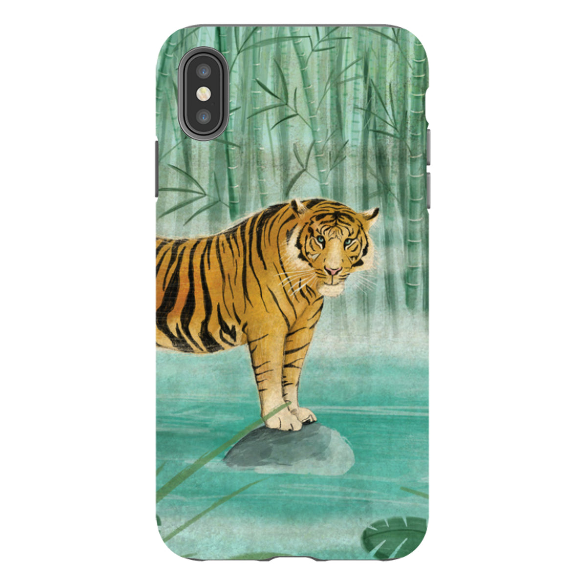 iPhone Tough Case - Tiger By Maja Lindberg
