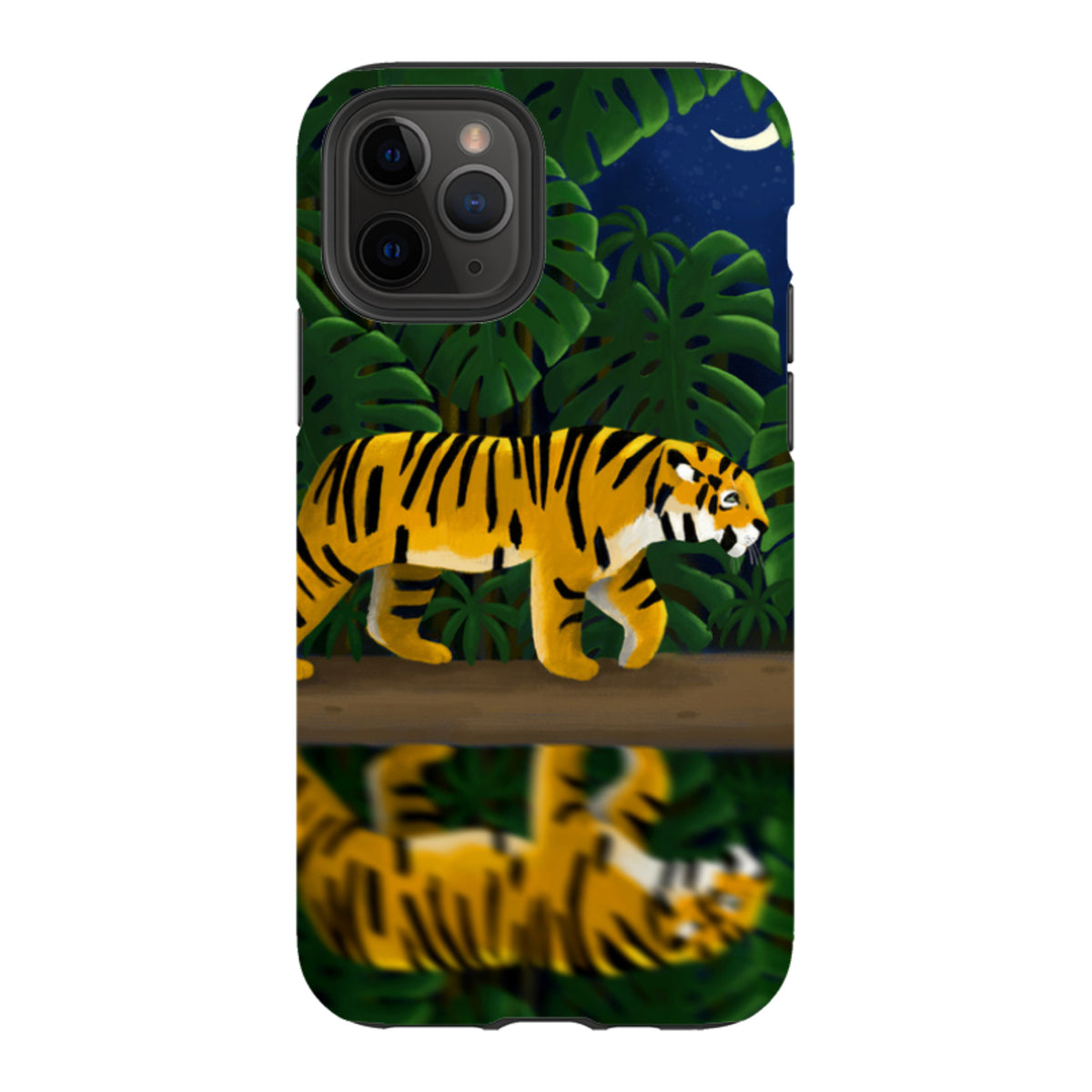 iPhone Tough Case - Tiger Night By Bex Parkin