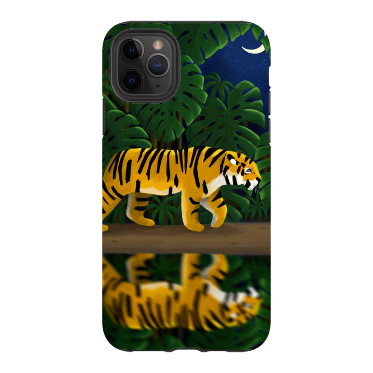 iPhone Tough Case - Tiger Night By Bex Parkin