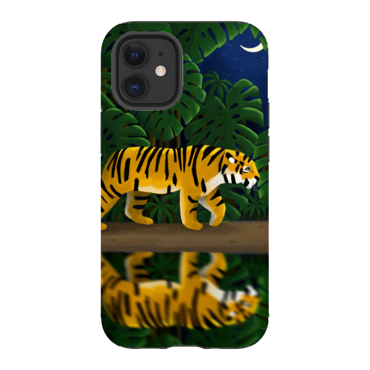 iPhone Tough Case - Tiger Night By Bex Parkin