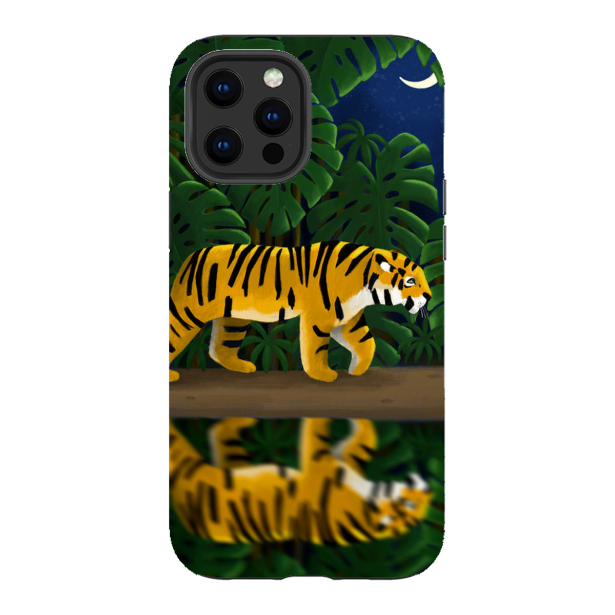 iPhone Tough Case - Tiger Night By Bex Parkin