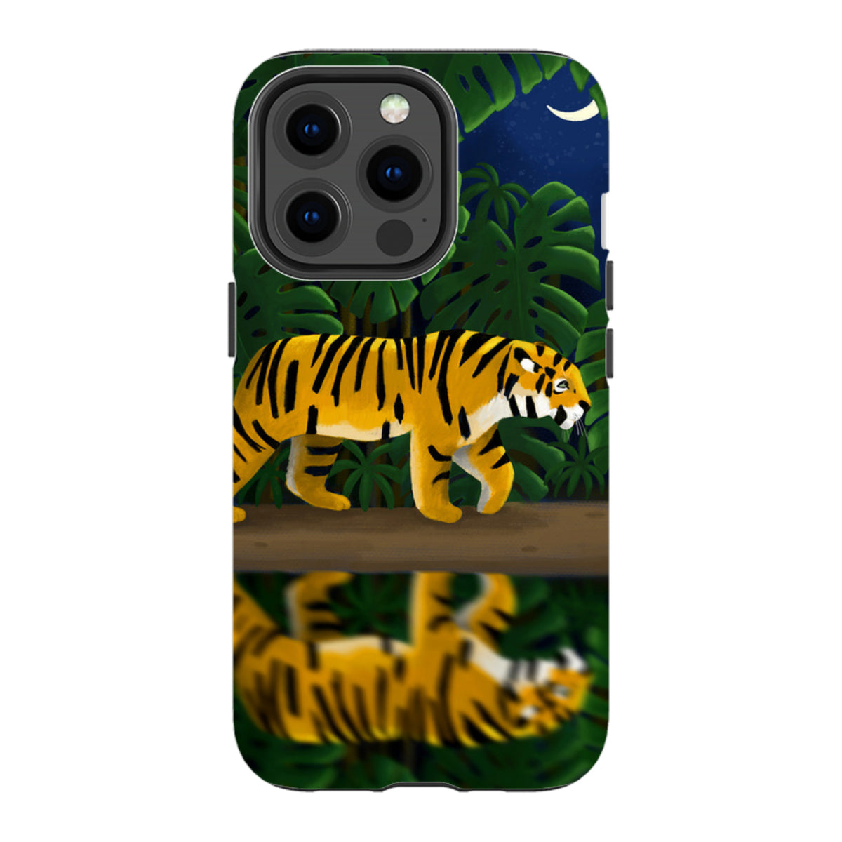 iPhone Tough Case - Tiger Night By Bex Parkin