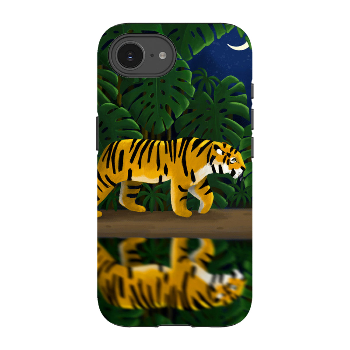 iPhone Tough Case - Tiger Night By Bex Parkin