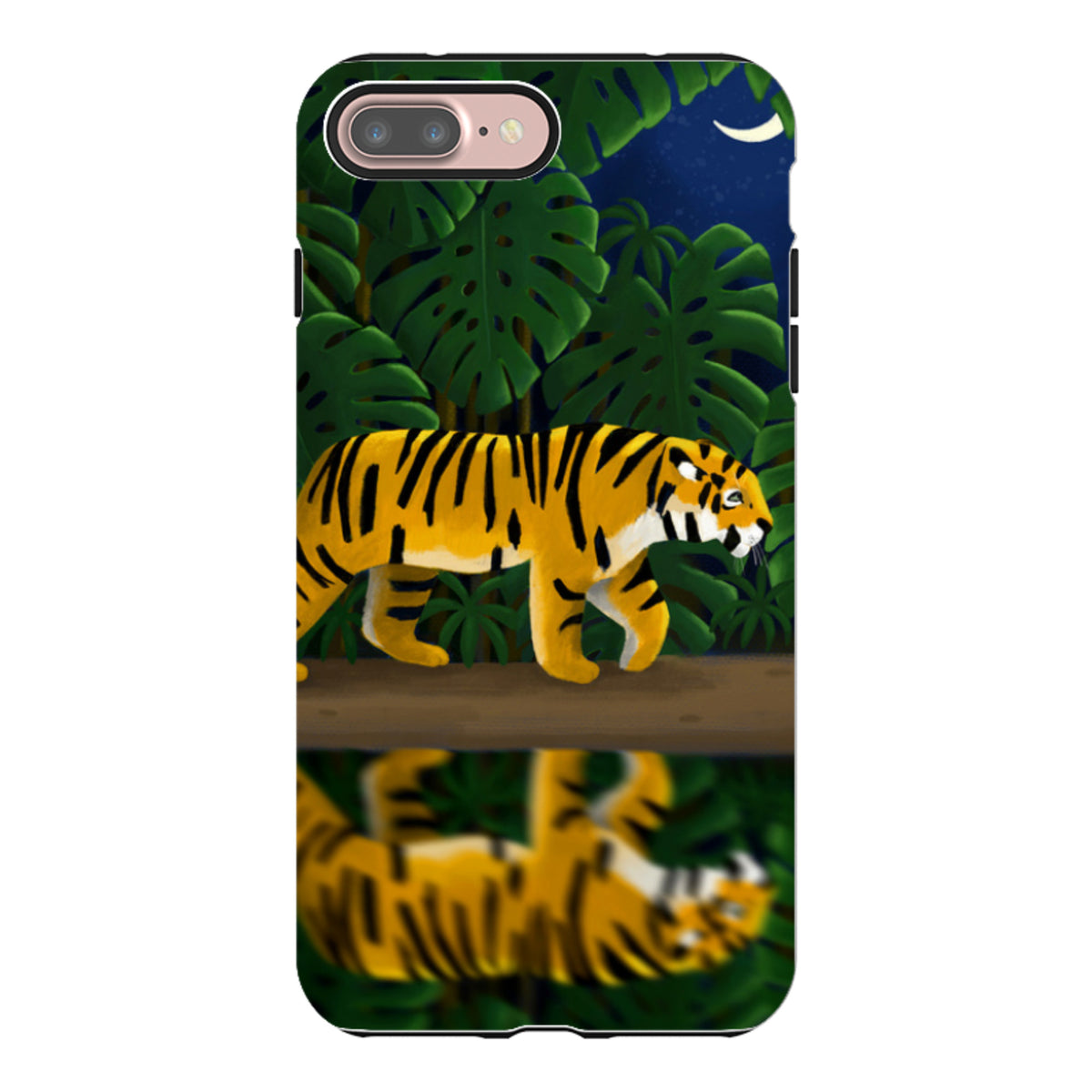 iPhone Tough Case - Tiger Night By Bex Parkin
