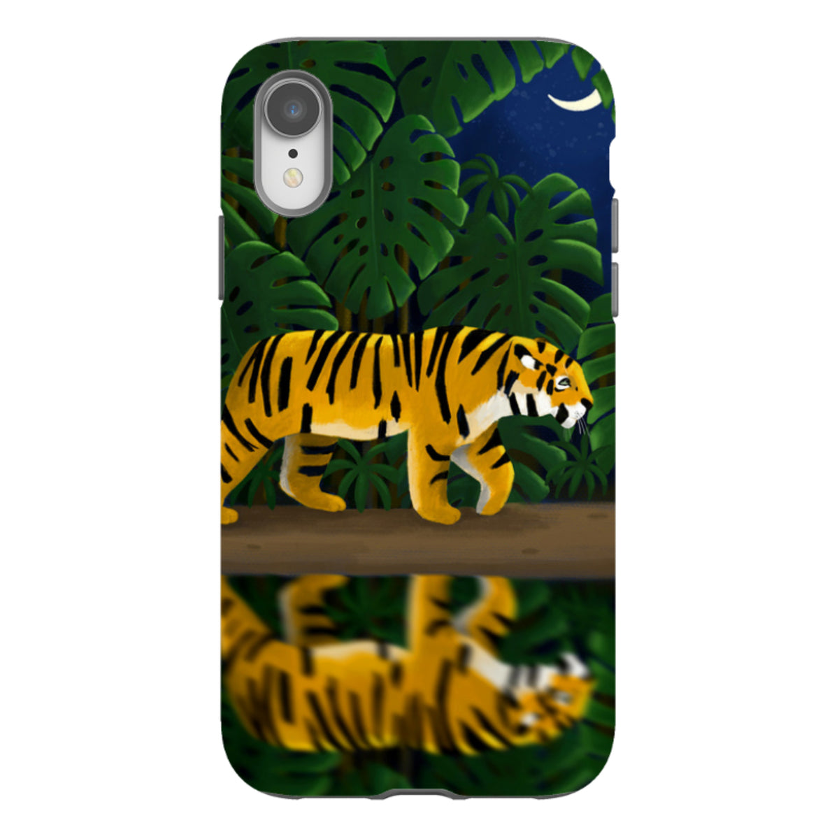 iPhone Tough Case - Tiger Night By Bex Parkin