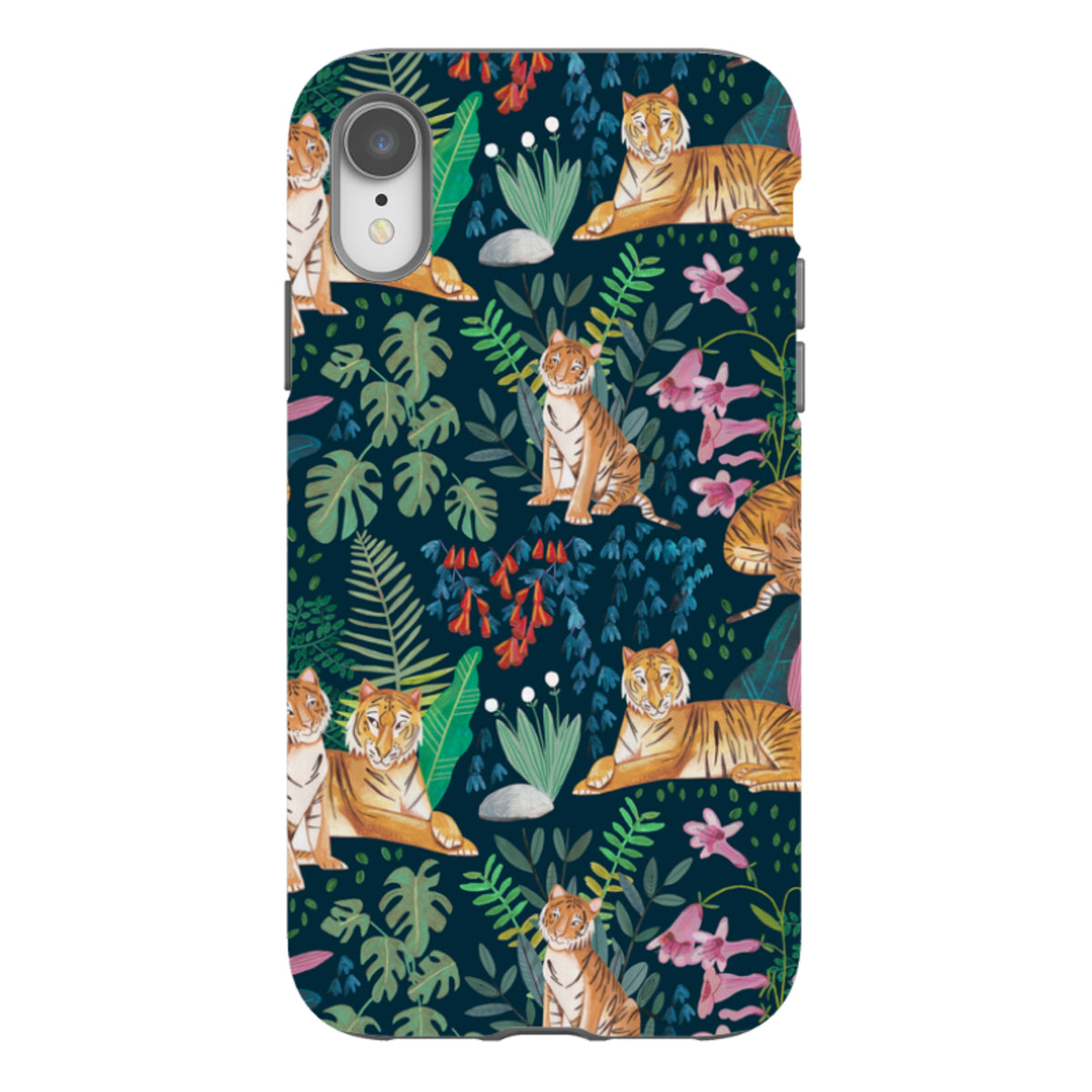 iPhone Tough Case - Tiger Pattern II By Caroline Bonne Muller