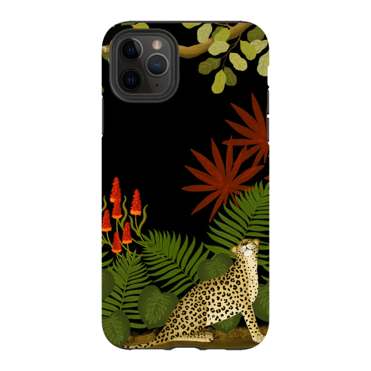 iPhone Tough Case - Toucan Leopard By Bex Parkin