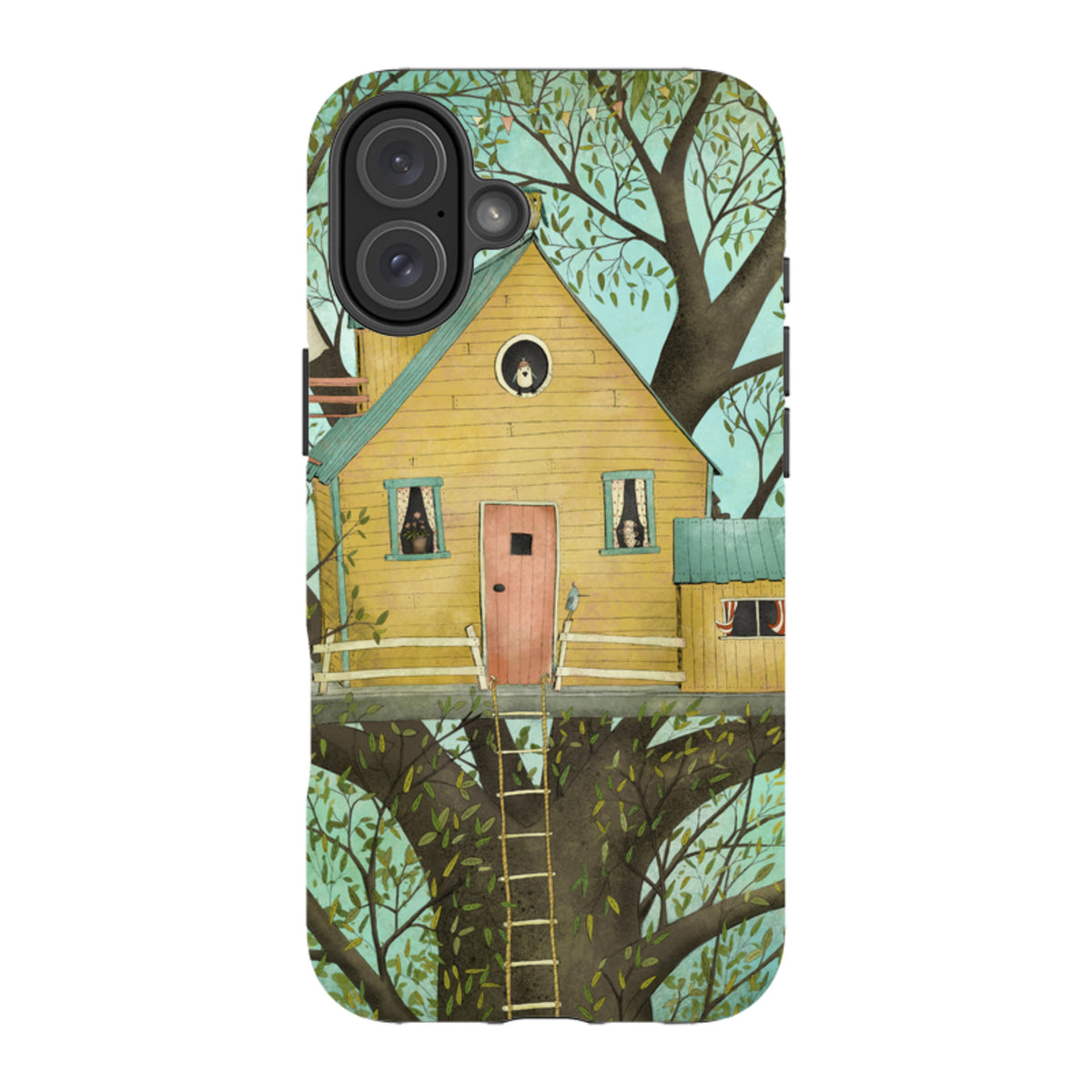 iPhone Tough Case - Tree House By Maja Lindberg