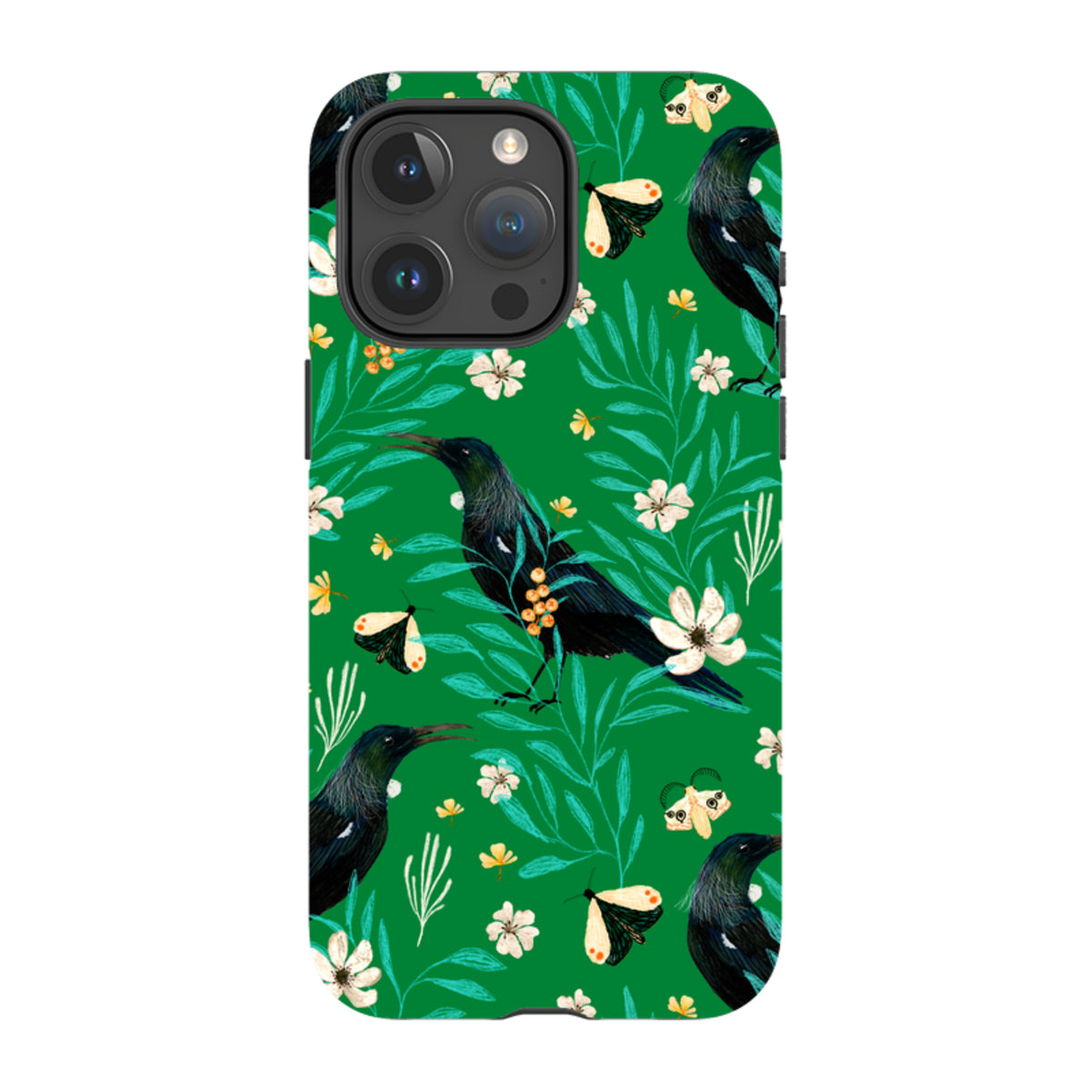 iPhone Tough Case - Tui Green By Katherine Quinn