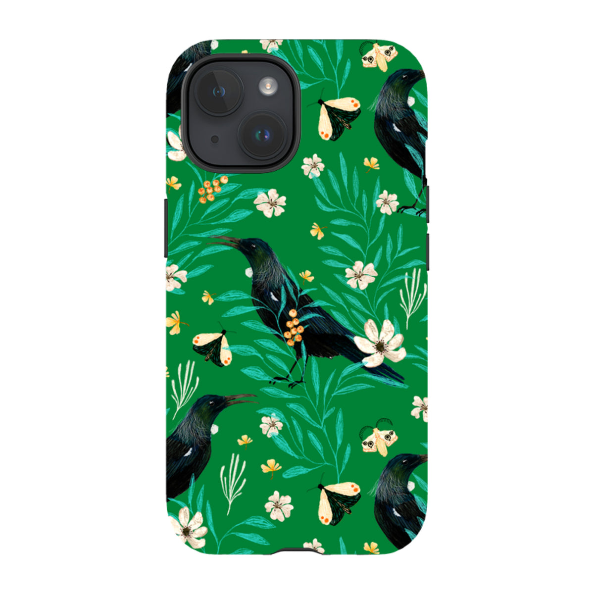 iPhone Tough Case - Tui Green By Katherine Quinn