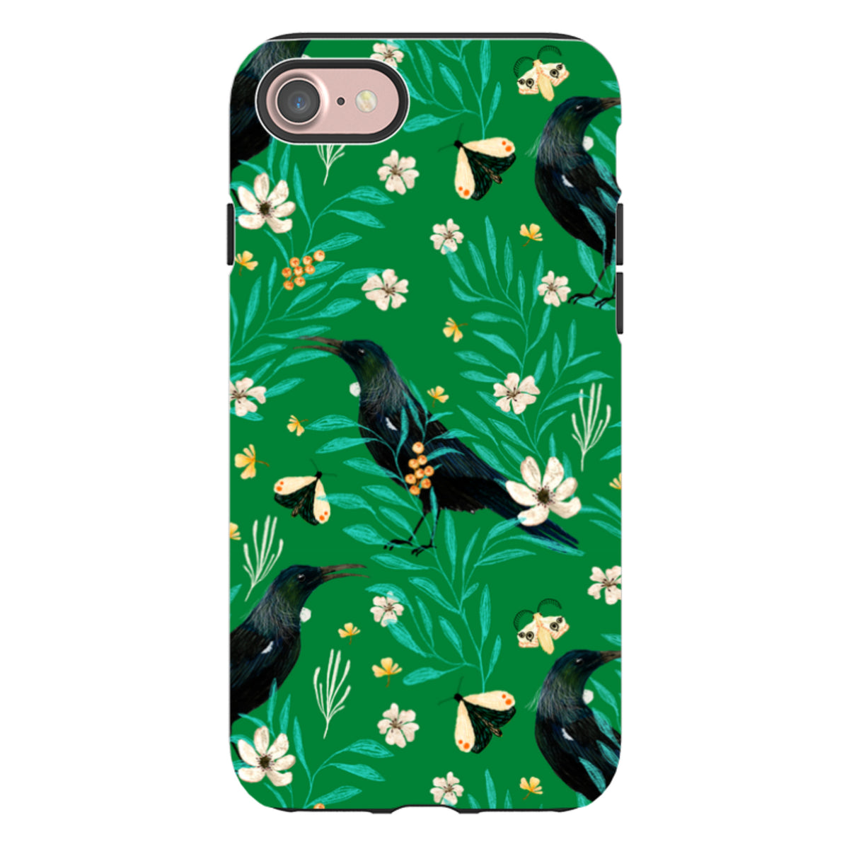 iPhone Tough Case - Tui Green By Katherine Quinn