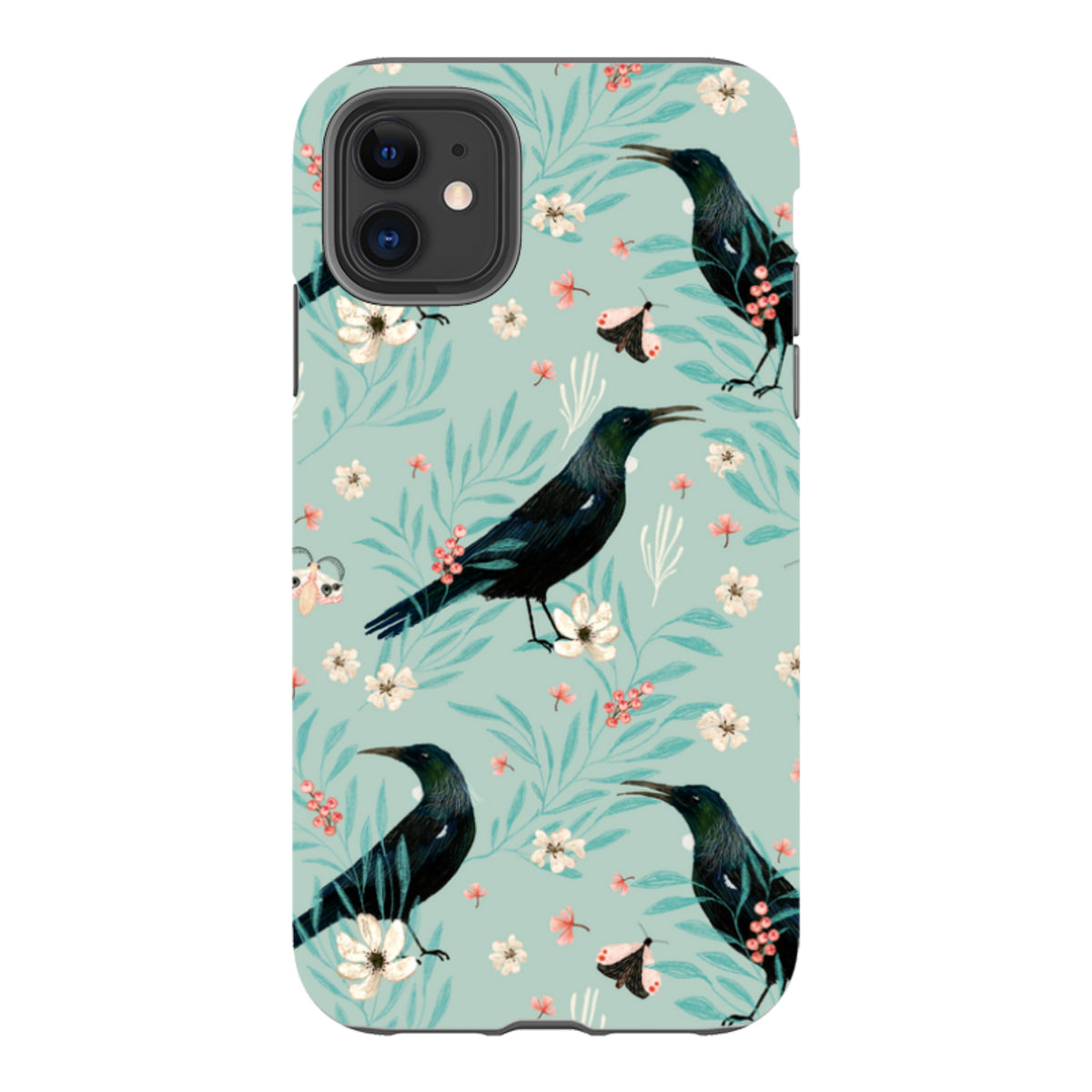 iPhone Tough Case - Tui Light Blue By Katherine Quinn